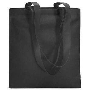 Bolsa de Tela No Tejida Promocional de Bajo Costo con Logotipo Personalizado, Diseño Circular con Impresión Digital y Asa en Forma de W para Uso Diario - Product Image 1