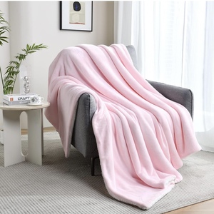 Tối Giản Rắn In Flannel Lông Cừu Sữa Giường Mềm Mại Thân Thiện Với Môi Cao Cấp Ấm Cúng Polyester Chăn - Product Image 2