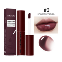 Lakerain Gloss à lèvres hydratant effet beurre, couleur, imperméable, repulpant, vente en gros, en vrac, portable