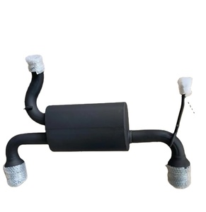 ท่อไอเสียสแตนเลสสำหรับรถจี๊ปแรงเลอร์ JK JL ท่อไอเสียแบบมีสีท้ายรถ  ท่อเก็บเสียงสำหรับเปลี่ยน - Product Image 1