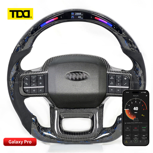 Volant sport en carbone TDD LED pour Ford F150 XLT Raptor Shelby R 2019-2025, volant personnalisé en fibre de carbone véritable - Product Image 3