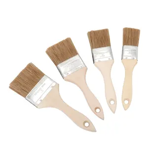 Paint Brush with China bristle chip brushes wooden handle for painting brush