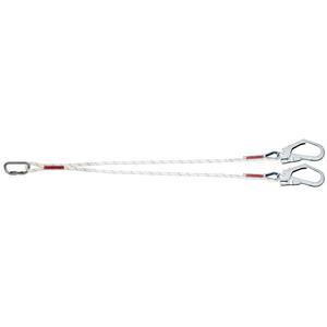 3M Protecta AL432/1 Cordon de retenue pour échafaudage à fourche avec crochets, 1.3m - Product Image 1