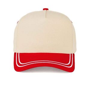 Custom 5 Panels Cotton Baseball Cap Structerur Front Printed Embroidered Logo Baseball <b>Hat</b> - Product Image 5