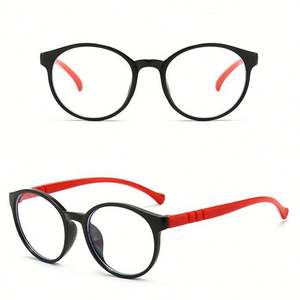 Gafas para Niños con Logotipo Personalizado, Montura Transparente Redonda para Niños y Niñas, Gafas de Computadora TR90, Gafas Anti Luz Azul para Niños - Product Image 5