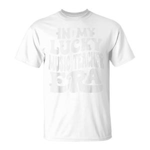 T-shirt tendance pour femme pour la Saint-Patrick, motif 'En ma période de professeur de musique porte-bonheur', produit promotionnel - Product Image 1