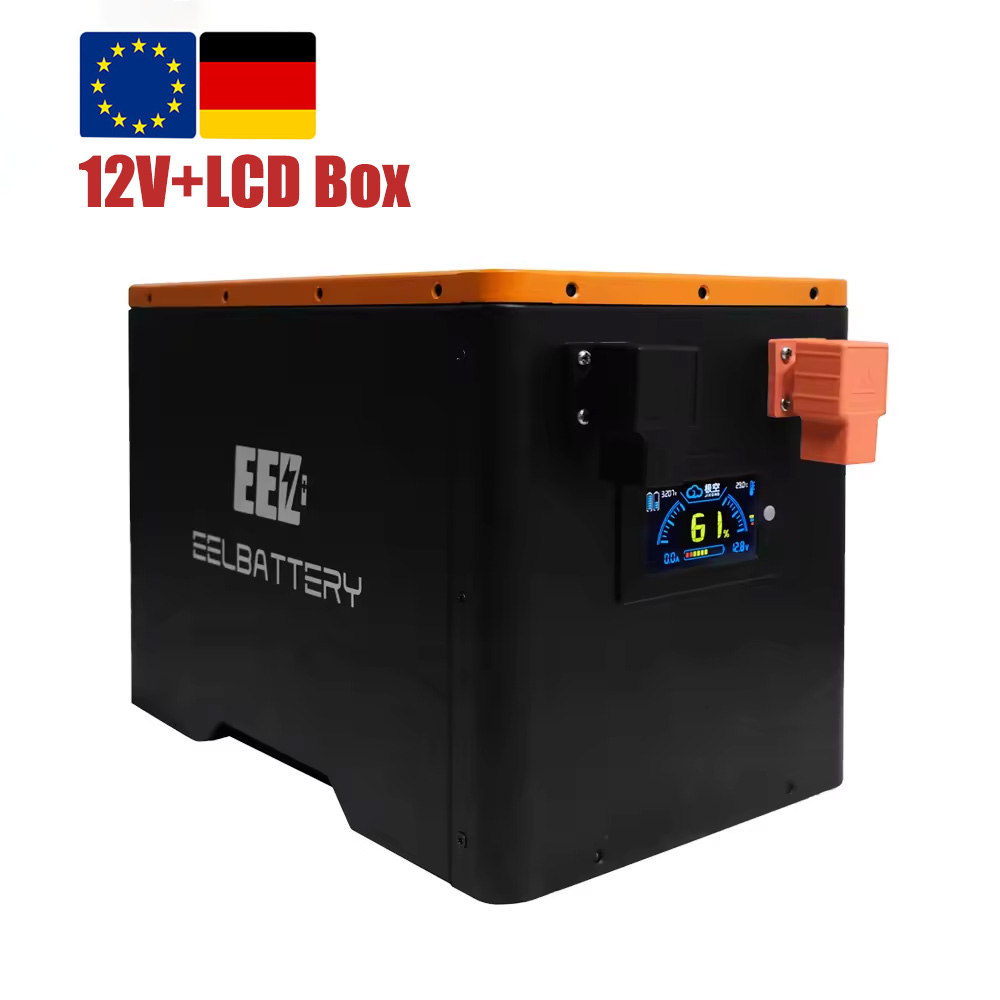 Коробка для батарей EEL EU 12 В с дисплеем JK Smart BMS 12 В 280Ah DIY LiFePO4