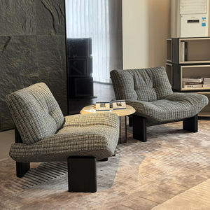 Canapé-lit en bois massif unique, design moderne avec <span class=keywords><strong>tissu</strong></span> pour la maison, l'hôtel, le salon, le balcon, la chambre à coucher - Product Image 1