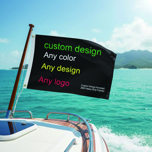 Custom DIY Blank Boat <strong>Flag</strong> <strong>Funny</strong> Fishing Yacht <strong>Flag</strong> with Brass Grommets 12X18 INCHES and 4 Sewn Stripes - Product Image 5