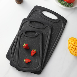 Ensemble de planches à découper Misen, 3 pièces, rectangulaires, en plastique, antidérapantes, épaisses, pour la cuisine domestique - Product Image 4