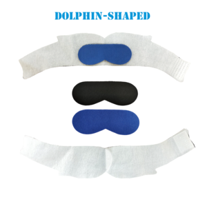 Masque oculaire de protection contre la lumière bleue pour bébé, respirant, écologique, différents styles, adapté à diverses circonférences de tête, vente en gros - Product Image 5