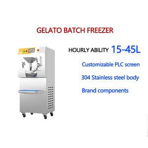 Prosky Commercial Hard Ice Cream Machine Maker Batch Freezer Gelato Making Machine Italian Ice Cream Sorbet <strong>Slush</strong> - Product Image 2
