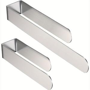 Porte-serviettes mural moderne en fonte avec barres de suspension et crochets pour la maison, la cuisine et la salle de bain - Product Image 2