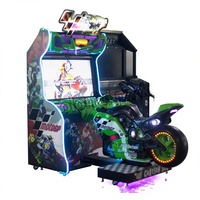 Mesin Game Arcade Simulator Moto GP Warna-warni Mesin Game Mengemudi Simulator Moto GP Mesin Game Arcade