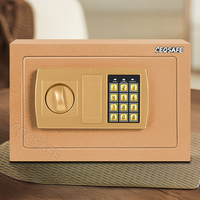 CEQSAFE Hochwertige Box Hotel einlage Neues Schloss Offene Batterie Tot Tragbare Sicherheit Stahl Mini Safe