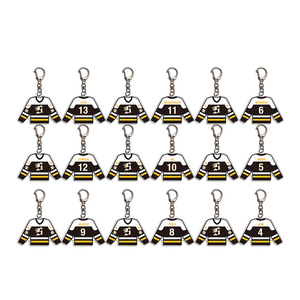 Cartoon Acrylic Sports Jacket <b>Keychain</b> Pendant UV Printing Fashion Trend Souvenir for Bag Accessories-New Jersey - Product Image 2