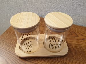 Tarros de Almacenamiento de Algodón de Vidrio al por Mayor con Tapa de Bambú, Juego de Recipientes Organizadores para Baño, para Hisopos de Algodón y Bolas Cosméticas - Product Image 6
