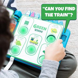 Livre Pop It interactif, durable, sensoriel et ludique, jouet sonore bilingue pour l'apprentissage précoce, activités engageantes, parfait pour les petites mains - Product Image 5