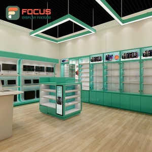 ตู้โชว์ร้านขายบุหรี่ทรงสี่เหลี่ยม ตู้โชว์ไม้กระจกพร้อมไฟ LED สำหรับแสดงสินค้ายาสูบ - Product Image 2