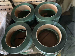 Strict Control Production Line Green PET Strapping 32x1.0mm Manual Packing High Tenacity Customized Rolls/Stripes - Product Image 6