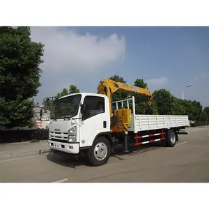 Manufacture ISUZU 4x2 7 ton truck cranes