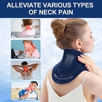 Compresse chaude/froide universelle pour soulager les douleurs cervicales, avec support souple réglable, pour le soulagement du stress – Fourniture directe usine