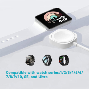 <span class=keywords><strong>Cargador</strong></span> Magnético Inalámbrico USB de Carga Rápida con Descuento de Fábrica, Compatible con Relojes Inteligentes Serie 1-11 SE ULTRA - Product Image 3