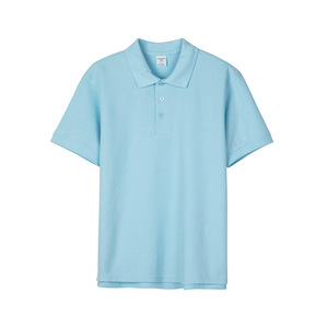 T-shirt <span class=keywords><strong>Polo</strong></span> a Maniche Corte in Tessuto CVC di Precisione 230g, Casual Unisex, Modello Base - Product Image 4