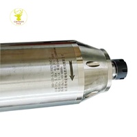 Honghan 24000 tr/min 5,5 kW Tête de broche CNC pour pierre avec collet ER25 et contrôle par onduleur 220V/380V pour le fraisage de pierre et de métal