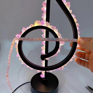 Lámpara LED de Piedra Preciosa Natural de Gran Tamaño, Amatista o Citrino, con Propiedades Curativas, Artesanía en Piedras Semipreciosas, Cristal - Product Image 4