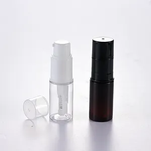 Flacone in polvere vuoto vuoto in plastica trasparente da 14ml flacone Spray in polvere da 25ml con pompa per capelli spray