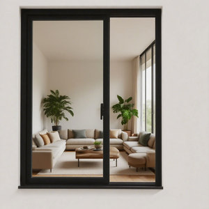 Puerta <span class=keywords><strong>Corredera</strong></span> de Vidrio y Aleación de Aluminio, Estilo Moderno Francés, Minimalista, Insonorizada, Aislante Térmico, Impermeable, para Separación de Espacios en Supermercados - Product Image 5