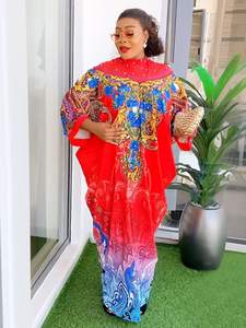 Robe personnalisée grande taille à imprimé ample <span class=keywords><strong>Boubou</strong></span> de couleur à imprimé ample pour femmes enceintes - Product Image 3