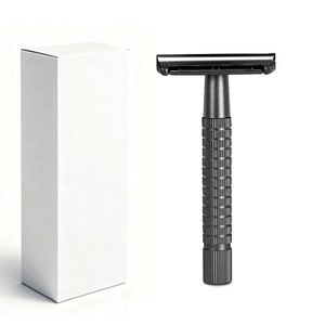Welink High Quality New Black Silver Rose Gold Single Blade Manual <strong>Double</strong> <strong>Edge</strong> Metal Safety Shaving <strong>Razor</strong> for Women and Men - Product Image 6