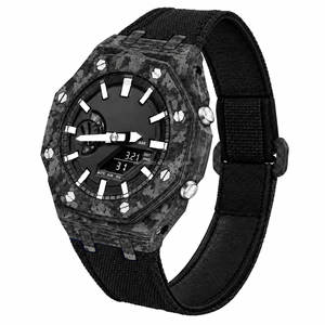 New Design Oem Carbon Fiber Watch Case Nylon Strap Band Oak Ultra-Light <strong>Mod</strong> Kit for Casioak <strong>G</strong> Ga2100 GA2110 Gab2100 <strong>Shock</strong> Parts - Product Image 5