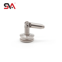 SVA-0242 auvent extérieur moderne réglable en acier inoxydable 304 verre à tuyau auvent Support verre Conector raccord