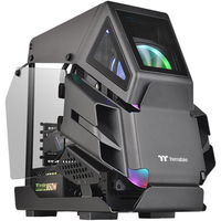 Thermaltake Tt Computadora de escritorio Refrigerado por agua Mid Tower Chasis Ventilador de plástico Mod Concepto de juego de forma especial Design Stock