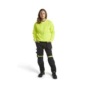 BLAKLADER - 155518609933C152 Pantalon Craftsman Noir/Jaune-PANTALON DE TRAVAIL EAN 7330509752838 PANTALON DE TRAVAIL CARGO - Product Image 3