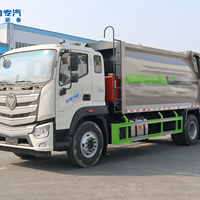 Camion compacteur diesel Euro 4 manuel 4x2 |   Nouveau modèle 2026, Camion poubelle Euro V à compression hydraulique pour la collecte des déchets