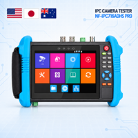 Testeur de caméra CCTV NF-IPC716ADHS PRO avec test de câble RJ45 TDR, scan IP PING, port Flash pour ingénieur réseau