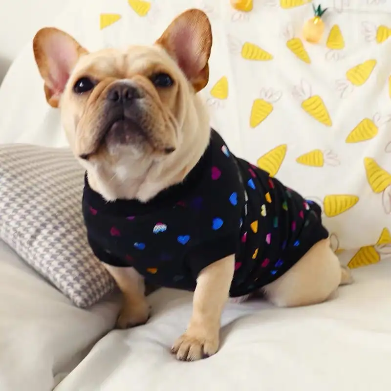 Dropshipping Bulldog Camicia Fresca Forniture Per Animali Da Compagnia Vestiti Del Cane di Lusso Designer Vestiti Del Cane Pet Vestiti Del Cane Abbigliamento