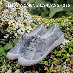 Scarpe di Tela da Donna Alla Moda, Traspiranti e Comode con Lacci, Novità Primavera-Estate-Autunno - Product Image 2