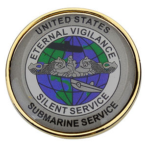 Badges de revers vierges en métal, épingles en résine époxy - Product Image 1