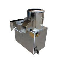 Automatische Frietjes Was-En Snijmachine Aardappelchips Snijden