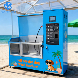 Station de nettoyage pour animaux de compagnie PAT PET personnalisable en acier inoxydable, machine de lavage pour chiens en libre-service 24h/24 - Product Image 1