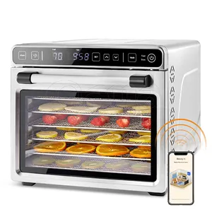 Qana Smart Wifi App Voedsel Dehydrator Lucht Friteuse Voor Gebraden Kook Bakken Toast Beef Jerky Groenten Fruit Uitdrogen Machine