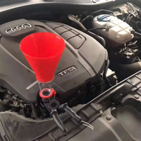 Entonnoir de voiture universel bec moteur filtre à huile changement de carburant pompe remplissage de liquide de refroidissement frein purgeur liquide outil Auto camion