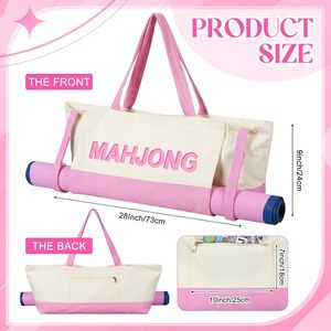 Sac de rangement pliable multifonctionnel grande capacité pour Mahjong de style américain, idéal pour les best-sellers transfrontaliers et le divertissement - Product Image 5
