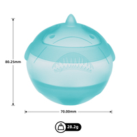 Jouet d'été pour piscine Jeu de ballons à eau réutilisables de 2 pouces en silicone Jouets pour enfants pour les jeux de plage