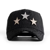 Topi Baseball Bordir 5 Panel Unisex Custom Pabrik, Topi Dandy, Ukuran Dapat Disesuaikan, Topi Barbas Mewah